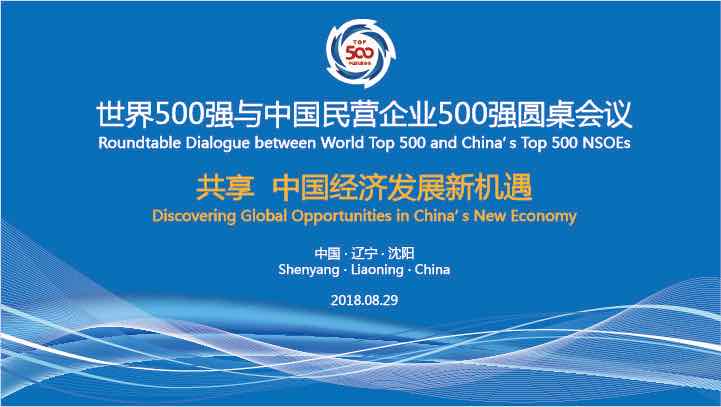 世界500強(qiáng)與中國民營企業(yè)500強(qiáng)圓桌會議在沈召開